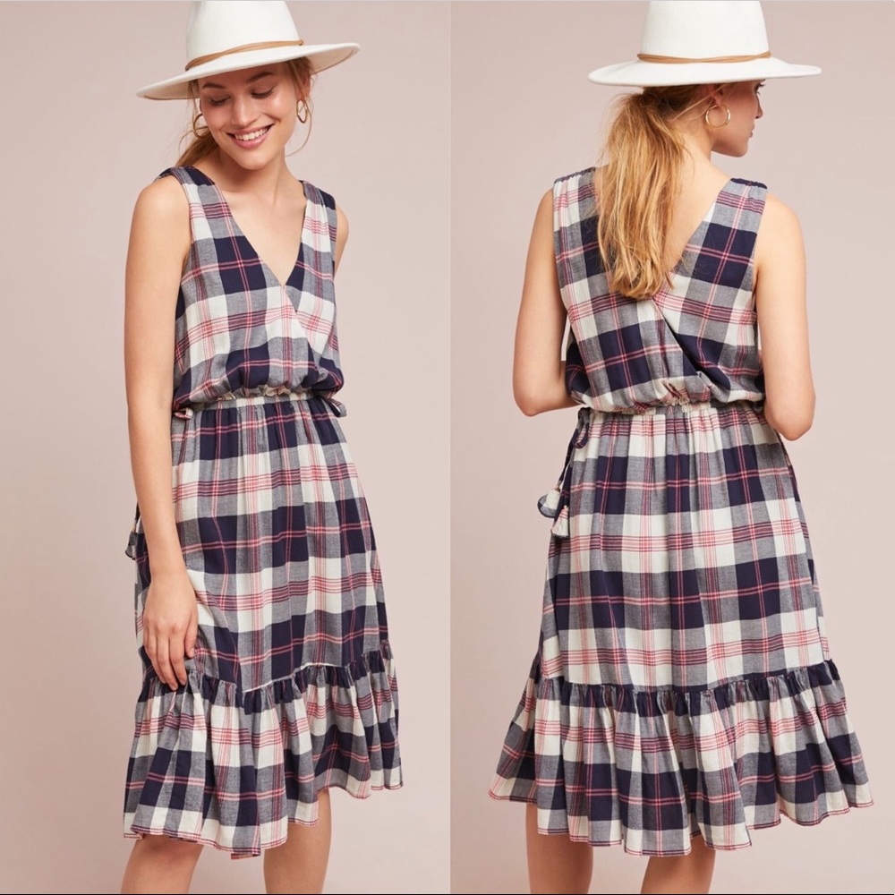 Isabella Sinclair Dickens plaid dress NWT